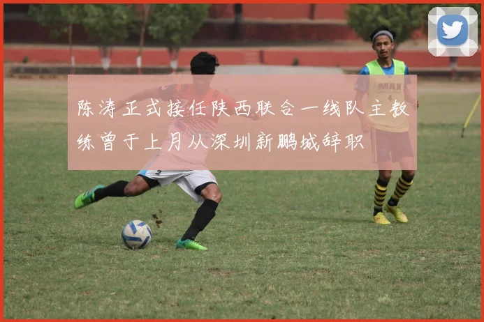 陈涛正式接任陕西联合一线队主教练曾于上月从深圳新鹏城辞职